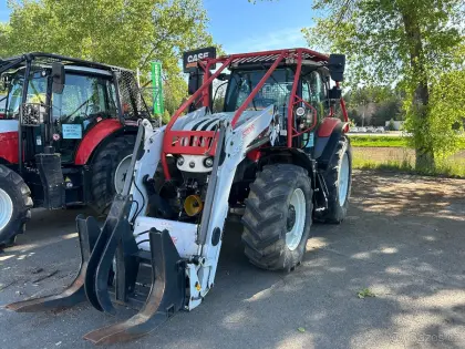 Steyr Profi 6145 CVT + Rückewagen Steyr Profi 6145 CVT