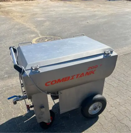 Milchtaxi Combitank 200 l Edelstahl