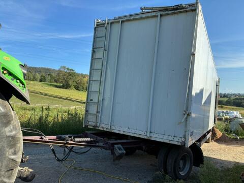 Container-Anhänger Schubboden Dachklappe