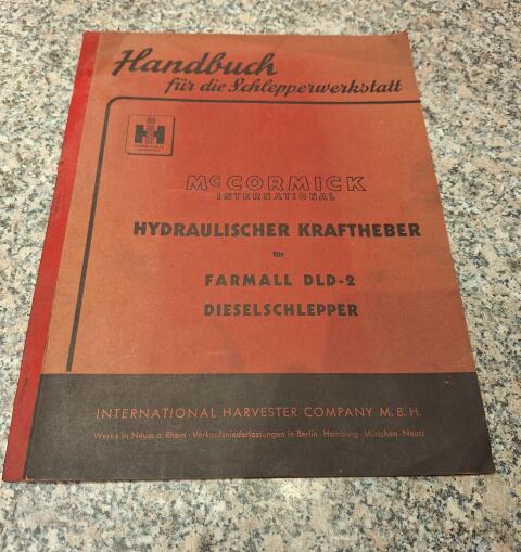 Handbuch hydr. Kraftheber Mc Cormick