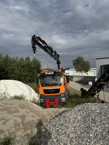 MAN Heckkran Hiab 144, abnehmbar