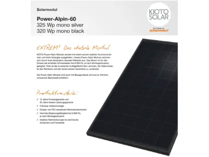 Solarmodul Power Alpin 325 W
