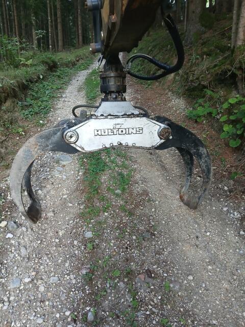 Hultdins Holzzange, Baggergreifer, Rotator