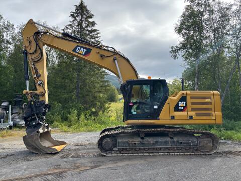 Excavator CAT 330 with tiltrotator & Leica GPS CAT 330