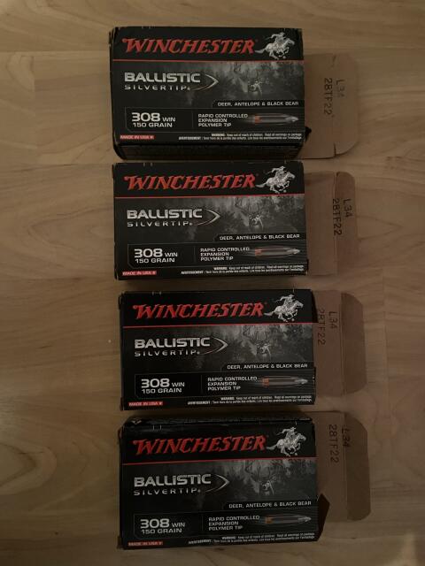 4x Winchester .308