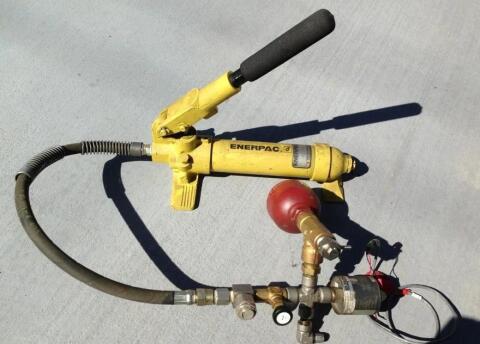 Enerpac P18 Handpumpe-Set mit Setra Hydac Ventilen