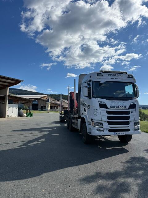 Verkaufe Holz-LKW Scania
