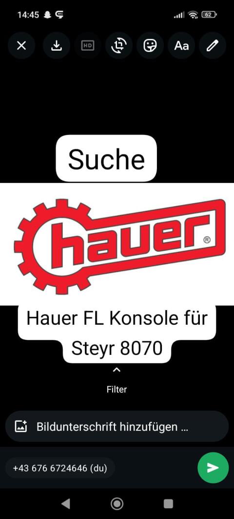 Suche Hauer Konsole für Steyr 8070
