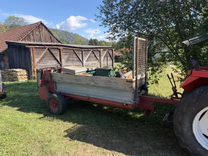 Schicht Bergmiststreuer