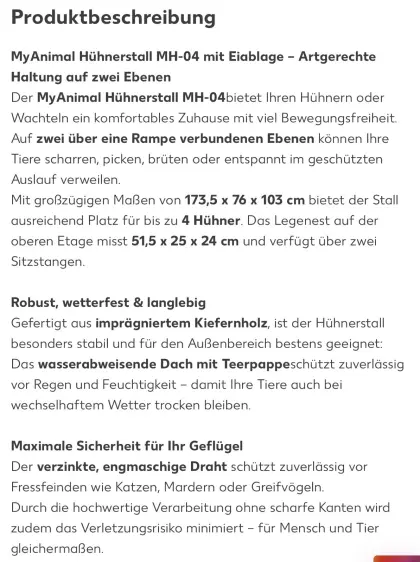 Kleintiergehege