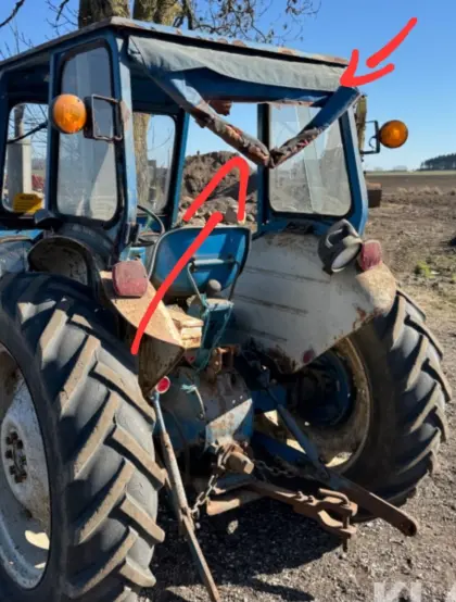 Verkaufe Heckstoff (Scheibe) für Ford 3000