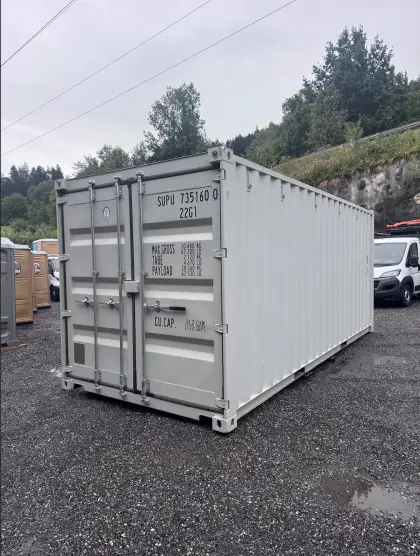 Seecontainer 20 ft First Trip in Weiß zu verkaufen!