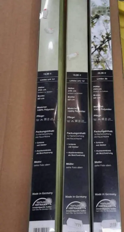 Türvorhang Uni 12, Limbo 36