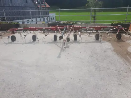 Pöttinger 6-Kreisel-Zettwender Oldtimer