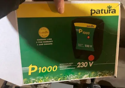 Patura Elektrozaun-Set P1000, P100, Solar, Akku, Netze