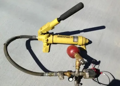 Enerpac P18 Handpumpe-Set mit Setra Hydac Ventilen