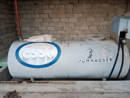 Stahltank 3.500 l inkl. Pumpe und Zapfset