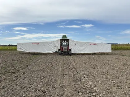 Steyr 1100 mit Gurkenflieger Steyr 1100