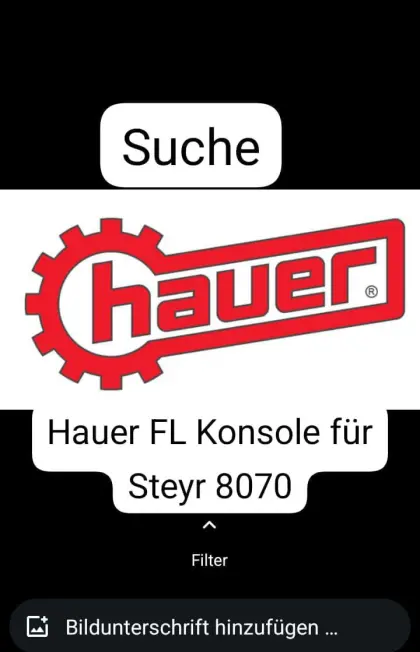 Suche Hauer Konsole für Steyr 8070