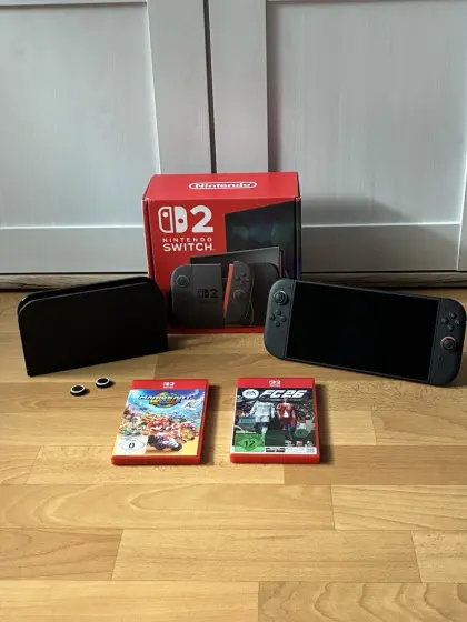Nintendo Switch 2 Konsole, FC26 und Mario Kart World