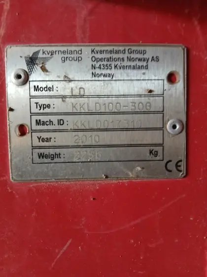 Kverneland Pflug LD100 mit Packer