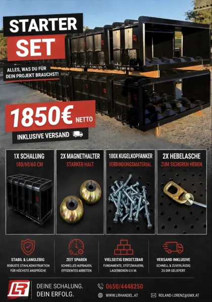 Betonblockschalung