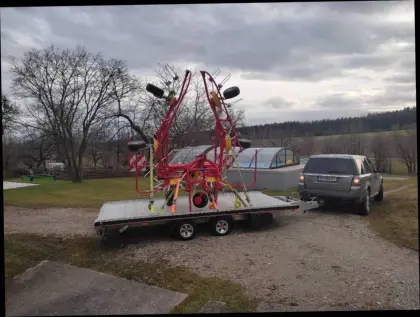 Fahrzeugüberstellung, Landmaschinen-Transport