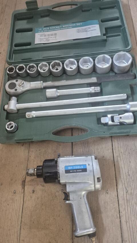 Schlagschrauber 3/4 Zoll und Stecknusssatz RP-Tools RP-D-4600