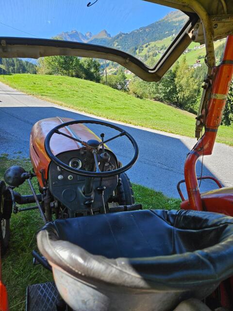Steyr 188 mit Holzspalter