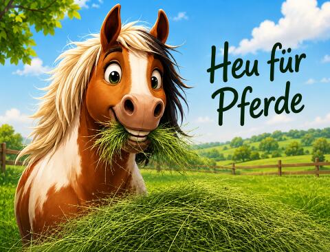 Heu für Pferde, Lieferung in den Stall, Bezahlung bei Lieferung