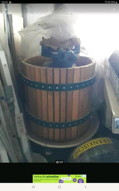 Weinkelter, Weinpresse, Obstkelter, Obstpresse, Presse, Kelter