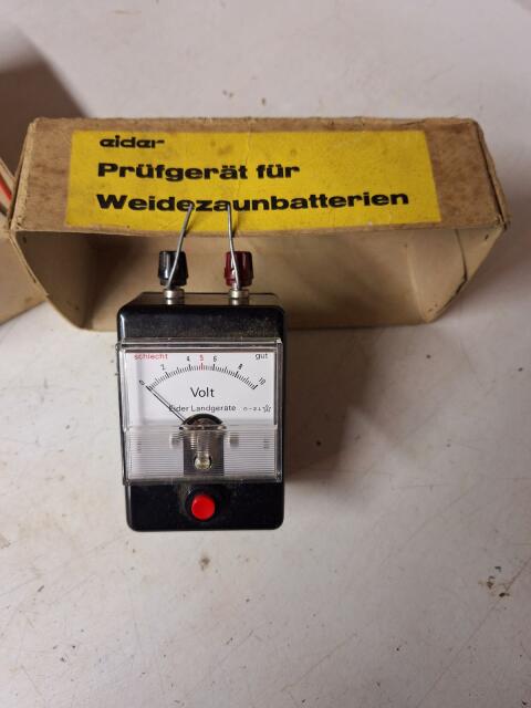 Weidezaun Batterieprüfgerät 9 V