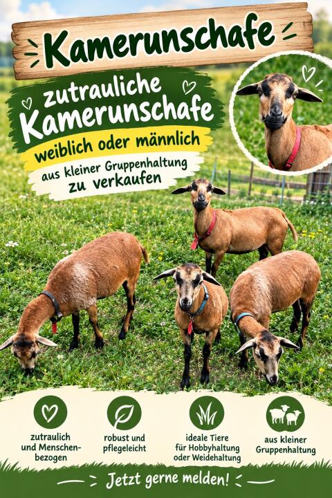 Kamerunschafe zu verkaufen