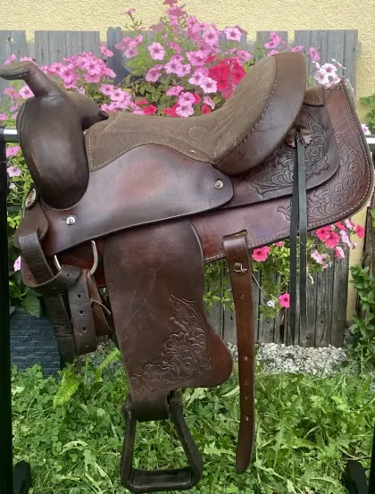 Westernsattel Pony, Kinder, Sitz 14 FQH, Wichita Saddlery 3738 Sondermodell Pony 1T95