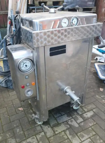 Vakuumfüller, Wurstfüller, Edelstahl, Profi-Maschine