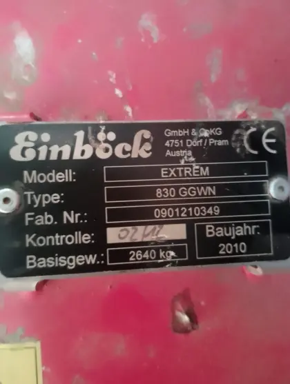 Einböck Extrem 830 GGWN