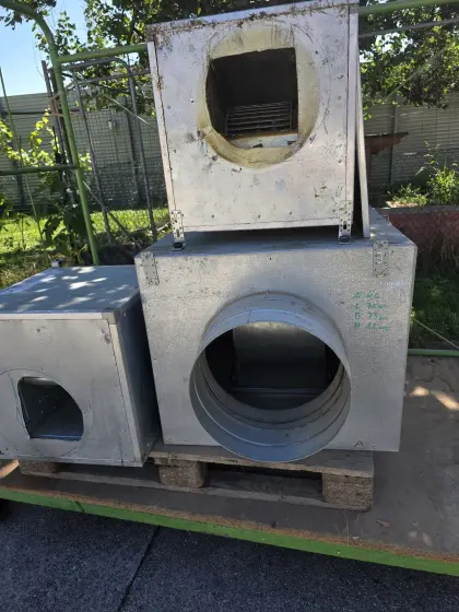 Luftvorheizer, Rohrlüfter, Lüfterboxen