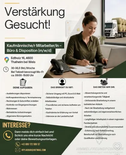 Büro, Disposition (m/w/d)