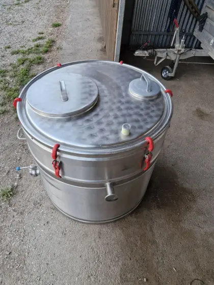 Milchtank 420 l, Kühlung