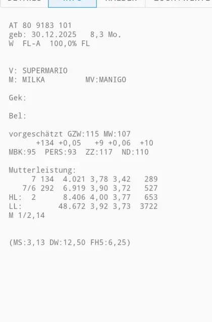 2 Stk. Bio-Jungkalbinnen