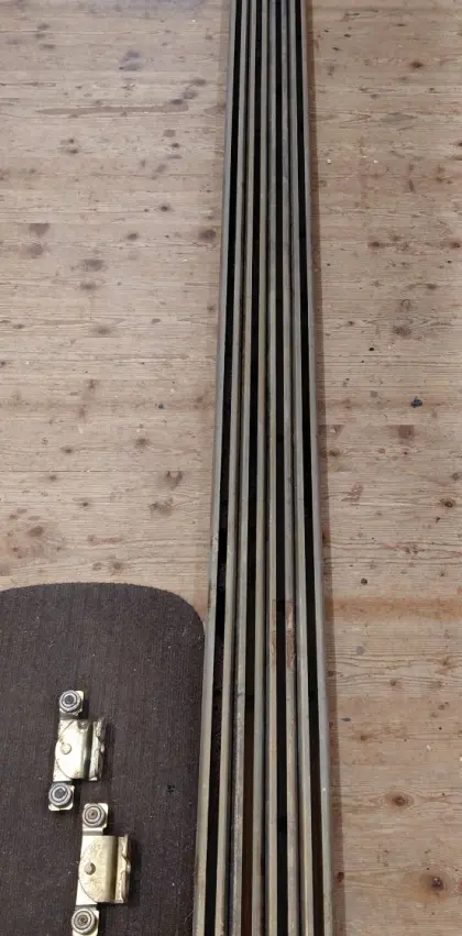 Torlaufschiene Schubtor mit Läufer, Rollapparat