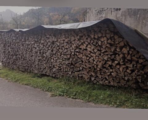 Brennholz, Buche und Esche, 1 m Scheiter