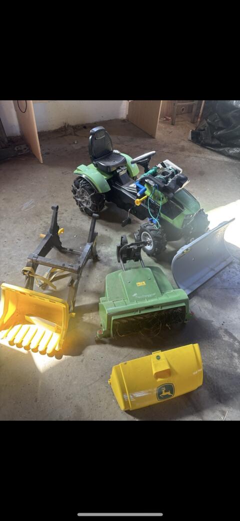 Rolly Toys John Deere Trettraktor, Komplettausstattung