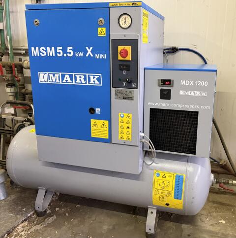 Schraubenkompressor Elmac/Mark 5,5 kW