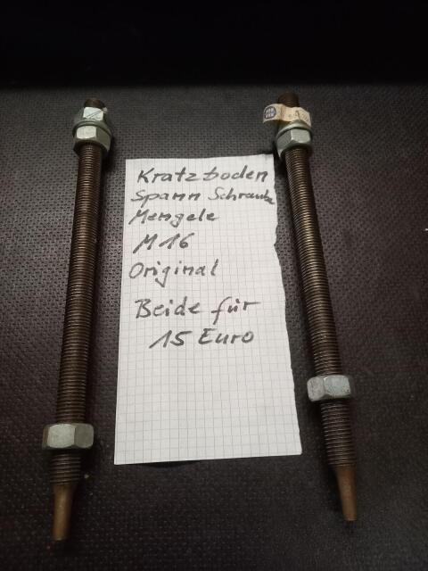 2 Kratzboden-Spannschrauben M16