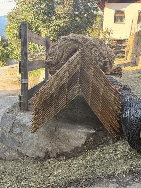 Material für bewehrte Erde, Hangsicherung, ca. 40 m², neu