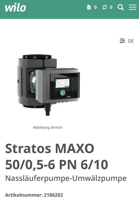 WILO Stratos MAXO 50/0,5-6, weitere Sachen, siehe Bild, Text