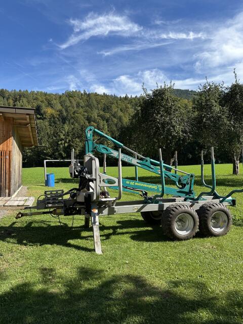 Pfanzelt S6 Rückewagen mit LK 2764 Kran, Bj. 08/2023