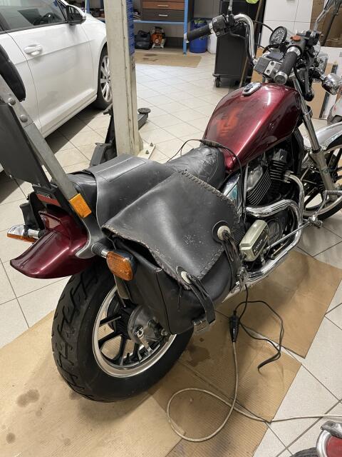Motorrad-Ledertasche