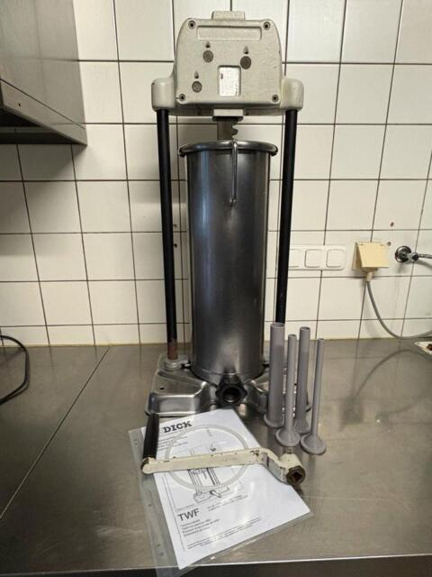 Wurstfüller, Wurstfüllmaschine F. Dick 15 l TOP